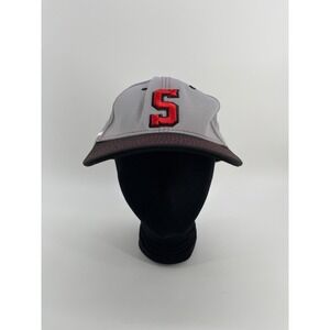 Vintage Pukka Southern Illinois L/XL Baseball Hat Cap Gray black